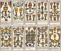 nine different types of candles are shown in this illustration, with the names and numbers on them