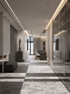 an image of a hallway that is very clean