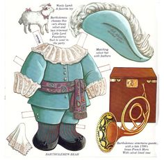 an image of a paper doll with clothing and accessories