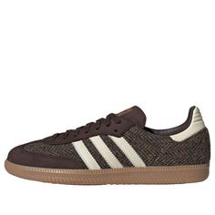 adidas Samba OG 'Dark Brown Cream White' ID1450 Brown Samba, Adidas Samba Og, Limited Edition Sneakers, Christmas 2024, Adidas Samba, Sport Sneakers, Cream White, New Shoes, Dark Brown