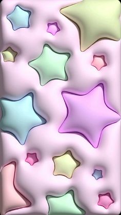 an abstract background with many different colored stars