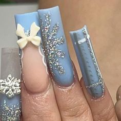 𝐌𝐚𝐫𝐲 🧚🏼‍♀️✨ on Instagram: "🩵🩵🩵 - - - - - #nailsnailsnails #nailsofinstagram #nailsonfleek #nailsoftheday #nailaddict #nailinspo #supportsmallbusiness #explorepage #explore" Nails On Fleek, Instagram