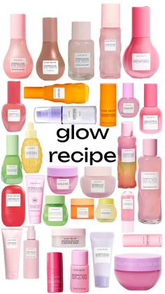 Glow Recipe Aesthetic, Skincare Items, Recipe Aesthetic, Mode Turban