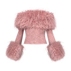 Lirika Matoshi, Pink Fur, Styles P, Fitted Top, Dream Clothes, Fur Trim