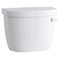 a white toilet bowl with the lid closed and nozzles on it's side