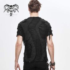 Material:?Polyester 
Weight: 0.35 KG 
Size:?S-5XL 
Sku: TT138 Black Gothic T-shirt For Summer, Edgy Distressed Crew Neck T-shirt, Edgy Halloween T-shirt For Alternative Fashion, Rocker Short Sleeve T-shirt For Streetwear, Punk Cotton Tops For Alternative Fashion, Punk Crew Neck Tops For Alternative Fashion, Edgy Festival T-shirt With Crew Neck, Punk Short Sleeve Tops For Alternative Fashion, Punk Style T-shirt For Summer