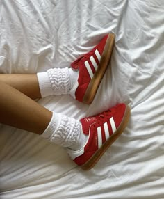 Adidas Gazelle Indoor, Adidas Spezial, Shoe Inspo, Aesthetic Shoes, Air Jordan 3, Swag Shoes, Red Adidas, Kendall Jenner Style