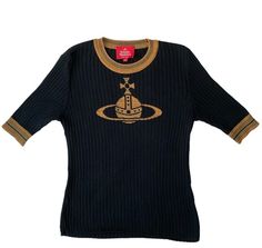 Vivienne westwood knit orb sweater Vivienne Westwood Knit, Vivienne Westwood T Shirt, Vivienne Westwood Tops, Celebrity Skin, Mood Board Fashion, Baddie Outfits, Vivienne Westwood, Pretty Outfits, Shirt Designs