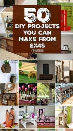 50 diy projects you can make from 2x4's that are easy and cheap