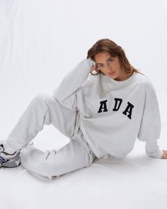 Adanola Grey Hoodie, Heather Grey Athleisure Sweatshirt, Ada Sweatshirt, Oversized Heather Grey Sweatshirt For Streetwear, Oversized Soft-washed Athleisure Sweatshirt, Oversize Knit, Oversized Silhouette, Fall Accessories, Knit Sweatshirt