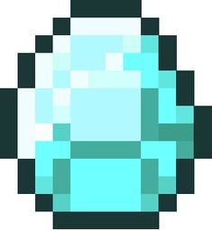 an image of a pixellated blue and black object