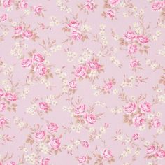 pink and white flowers are on a light pink background with gold trimmings that matches the rest of the fabric