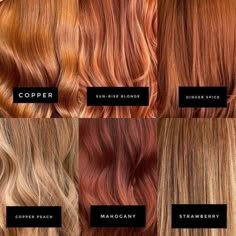 November Nails Fall Colors Copper Blonde Hair, Cheveux Oranges, Red Hair Inspo, Ginger Hair Color, Hair Color Auburn, Strawberry Blonde Hair, Hair Stylies, Hair Shades, Auburn Hair