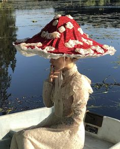 Costume Fleur, Mushroom Outfit, Mushroom Costume, Mushroom Hat, Mushroom Fairy, Fairy Costume, Summer Solstice, Happy Summer, New Moon