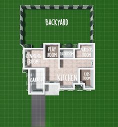 a floor plan for a house with three rooms