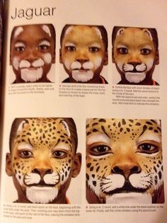 Obličejové Masky, Face Painting For Boys, Cats Face, Animal Makeup, Face Painting Easy, Draw And Paint