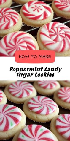 how to make peppermin candy sugar cookies