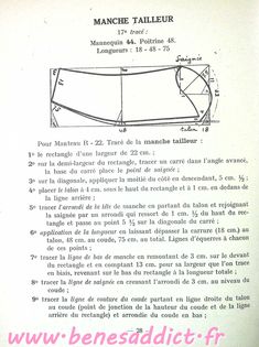 an article in french describing how to make a tablecloth with the instructions for it