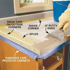 How to Install Granite Tile Countertops (Kitchen Tile) (DIY) | Family Handyman Unsanded Grout, Countertop Slabs, Countertop Ideas, Tile Remodel