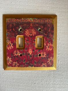 My Moroccan inspired light switch plate is made in the decoupage technique, with  many  layers of varnish, distressed with acrylic paint.  Cleaning is easy , it can be wiped with a slightly damp cloth . The switches are available in various Sizes/Types, as double switch plate, Outlet Cover, Triple switch plate. The plate comes with 4 Brass screws. House Hold Items, Desk Workspace, Bedroom Wall Collage, House Essentials, House London, Toilet Room, Light Switches, London Flat, Art Storage