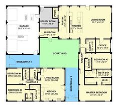 the floor plan for an apartment building