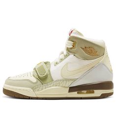 (GS) Air Jordan Legacy 312 'Year of the Rabbit' FD9909-111 (SNKR/Retro/High Top/Basketball/Wear-resistant) Cream Sporty Basketball Shoes For Streetwear, Retro High-top Jordan Shoes For Streetwear, Sporty Cream High-top Sneakers, Vintage White High-top Basketball Shoes, Retro High-top Basketball Sneakers, Vintage High-top Basketball Shoes, Vintage White Basketball Shoes, Vintage Lace-up Basketball Shoes, Retro High-top Jordan Sports Shoes