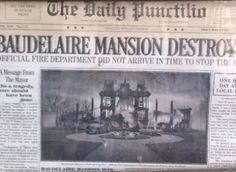 the front page of an old newspaper with a picture of a mansion destroyed in it