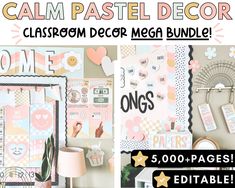 the classroom decor mega bundle includes 5, 000 pages