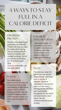 Caloric Deficit, Calorie Meal Plan, Feeling Hungry, Calorie Deficit, Calorie Diet, Meal Plans, Health And Nutrition, Get Healthy