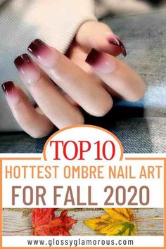 Pink Ombre Nails Acrylic, Ombre Nails Acrylic Coffin, Fall Dip Powder Nails, Nails For Thanksgiving, Nail Art For Fall, Fall Toe Nails, Ombre Nail Art, Purple Ombre Nails, Solar Nails