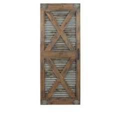 Crestview Collection Modern Farm 3 Wooden Barn Door Decor, CVTWA1459 Diy Exterior Barn Door, Wood And Metal Wall Decor, Exterior Barn Door, Exterior Sliding Barn Doors, Farmhouse Barn Door, Exterior Barn Doors, Barn Door Decor, Diy Exterior, Wooden Barn Doors