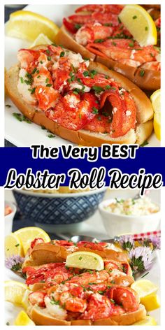 the very best lobster roll recipe