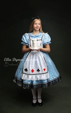 RUSH_REQUIRED_FOR_HALLOWEEN_DELIVERY NEW Alice in Wonderland - Etsy Alice In Wonderland Fashion, Alice Costume, Baby Cosplay, Alice In Wonderland Dress, Halloween 23, Wonderland Dress, Dress Apron, Dancing Dolls, Girls Costumes