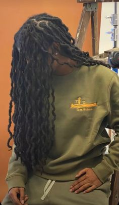 Long Curly Locs, Curly Locs, Dread Hairstyles, Long Curly