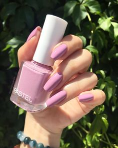 Pastel Nail Polish, Pastel Nail, Pretty Nail Colors, Nagellack Trends, Rose Nails, Pastel Nails, Gel Nail Designs, Manicure E Pedicure