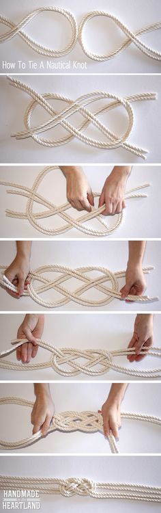 how to tie a rope with scissors