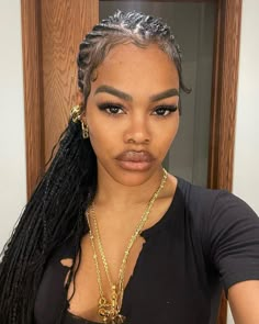 Good Lighting, Teyana Taylor, Texas Roadhouse, Girls Braids, Hair Laid, Baddie Hairstyles, Natural Makeup Looks, Black Girls Hairstyles, Brown Skin