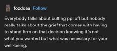 a text message that reads,'everybody talks about cutting plott but nobody really talks about the grit that comes with having to stand firm on that decision