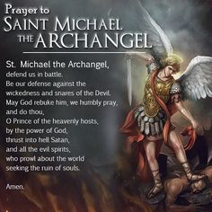 an image of saint michael the archangel