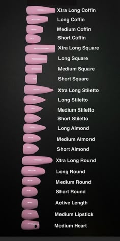 nail shapes and their names💅🏻 Forest Quinceanera, Types Of Nails Shapes, Paznokcie Hello Kitty, Acrylic Nail Shapes, Tech Business, Nail Techniques, Nagel Tips, Makijaż Smokey Eye, Pretty Gel Nails