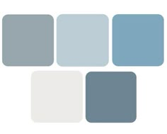 several different shades of gray and white