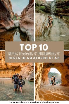 the top 10 epic family friendly hikes in southern utah