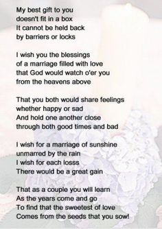 a poem written in white with flowers on the bottom and words below it that read,'my best gift to you doesn't be a box cannot be a