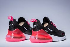 Women's Nike Air Max 270 Black Pink Purple White Girls Running Shoes Addidas Shirts, Nike Air Max 270 Women, Best Golf Shoes, Air 270, Adidas White Sneakers