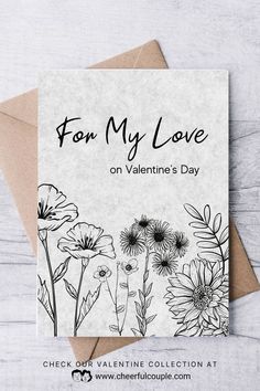 Card Preview of For My Love - Template for Valentine Card DIY 5x7 PDF Valentine Card Diy, Valentines Day Card Template, Free Printable Valentines Cards, Valentine Card Template, Printable Valentine Cards, Diy Valentines Cards, Printable Valentines Cards, For My Love, Printable Valentine