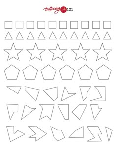 an arrow pattern is shown in the shape of arrows, which have been cut out to make