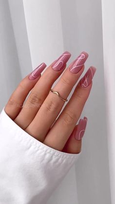 Girly Acrylic Nails, French Tip Acrylic Nails, Blush Nails, Glamorous Nails, Nail Inspiration, Pretty Acrylic Nails, Floral Nails