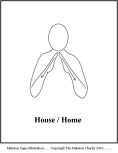 the house / home logo is shown in this black and white poster, which features an image of a person holding their hands together