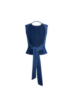 COUNTRYSIDE TOP - BLUE DENIM – LIONESS FASHION USA Unique Thrift Flips, Drop Sleeve Top, Denim Wrap Top, Open Back Tie Top, Denim Sets Women, Jean Tops For Women, Denim Top Outfit Ideas, Free Sewing Patterns Tops, Denim Tops Women