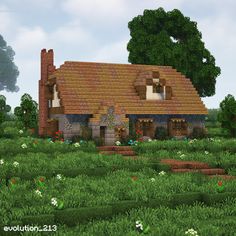 Cute Minecraft Houses Cottage, Stable Minecraft, Minecraft Castle Designs, Minecraft Statues, Minecraft Structures